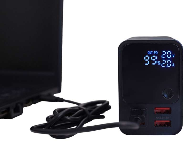 Внешний аккумулятор для ноутбуков EpIQ, 100 Вт, 30000 mAh, темно-серый №6