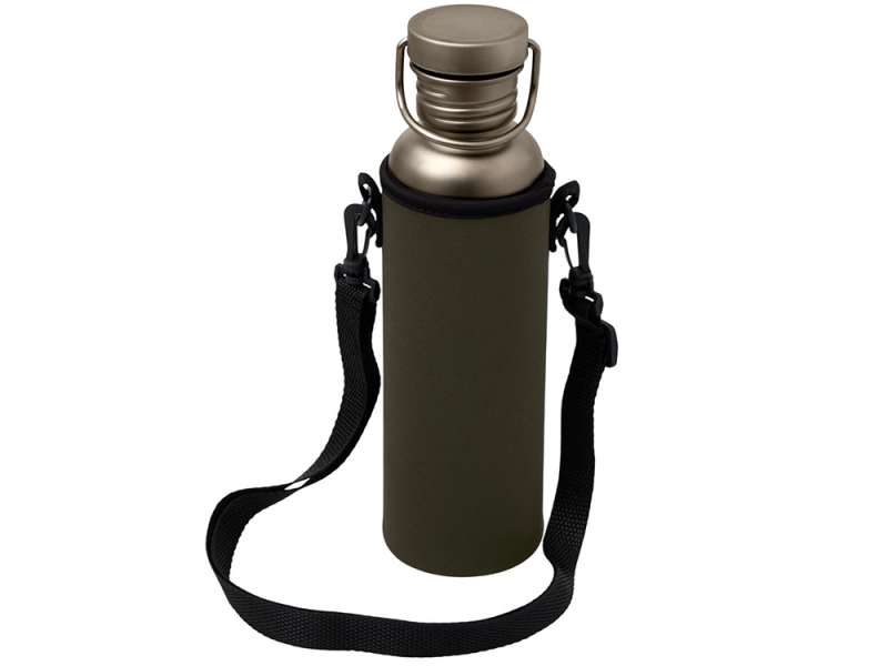 Бутылка для воды из титана Titan, 750ml, темно-серый №3