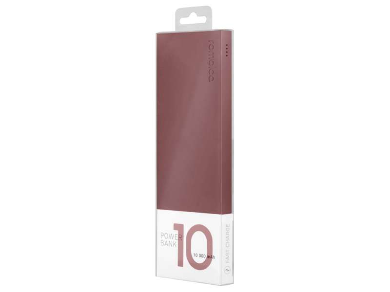 Внешний аккумулятор Rombica NEO ARIA Claret, 10000 мАч, Soft-touch, PD, QCharge, Type-C, бордовый (Р) №4