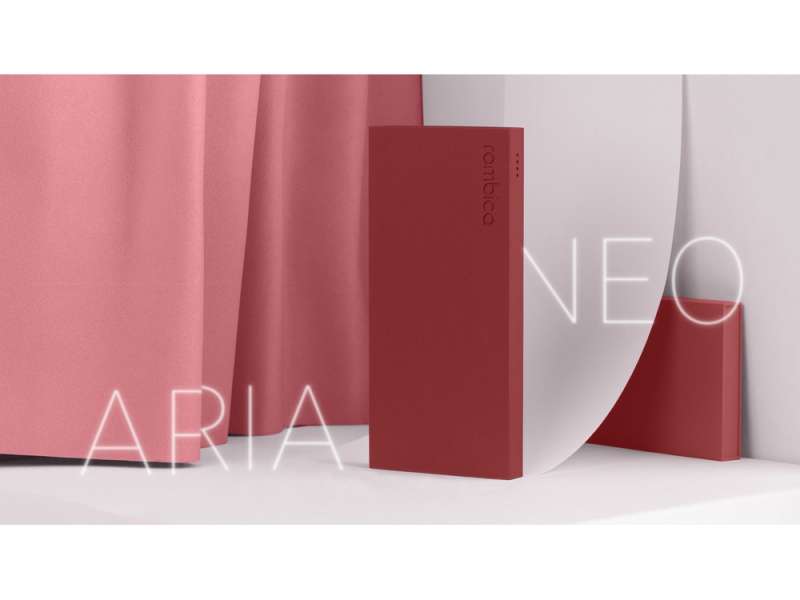 Внешний аккумулятор Rombica NEO ARIA Claret, 10000 мАч, Soft-touch, PD, QCharge, Type-C, бордовый (Р) №7