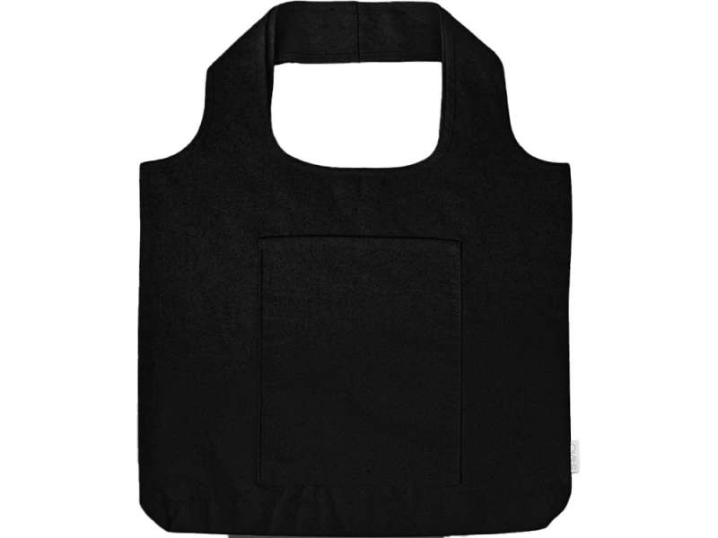 Сумка-шоппер Vest из хлопка 340 г/м2, черный №3
