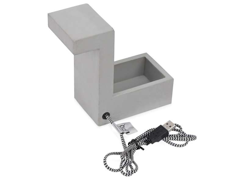 Настольная лампа из бетона Blok Lamp №2