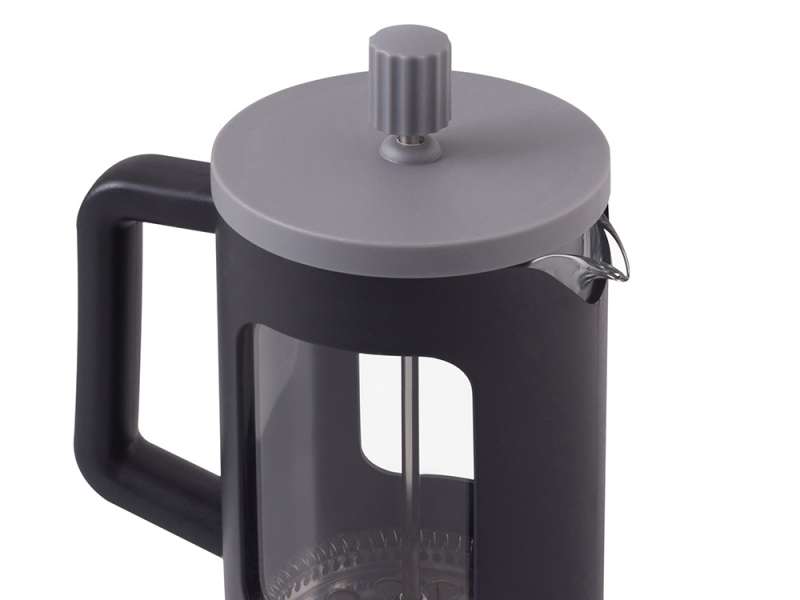 Френч-пресс Double Tone, черный-серый №8