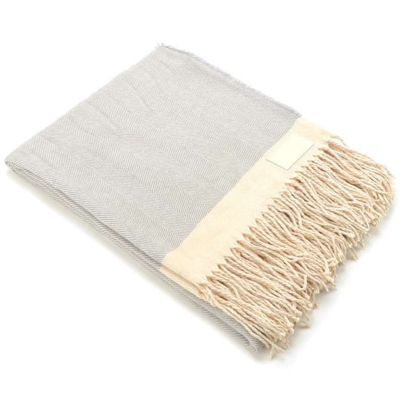 Плед акриловый WINTER, серый №4