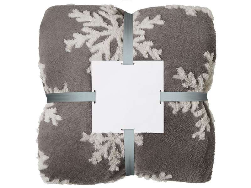 Плед Snowflake новогодний №2