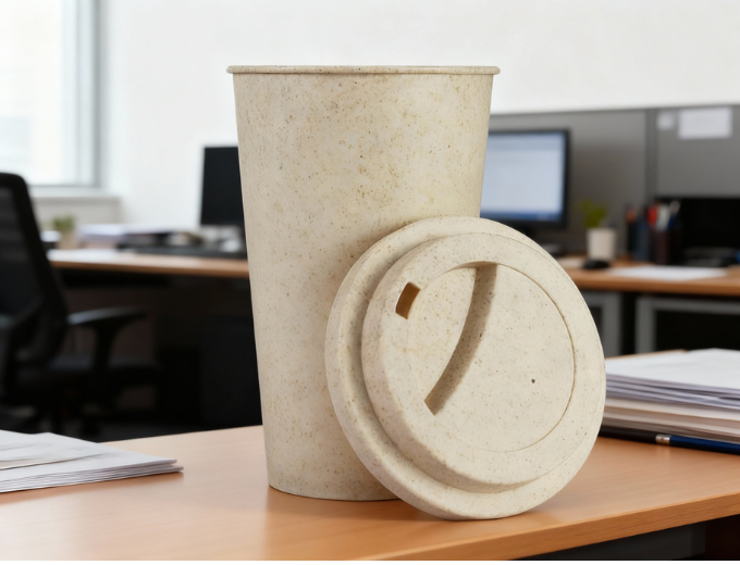 Эко стакан из пшеничного волокна 330 ml №2