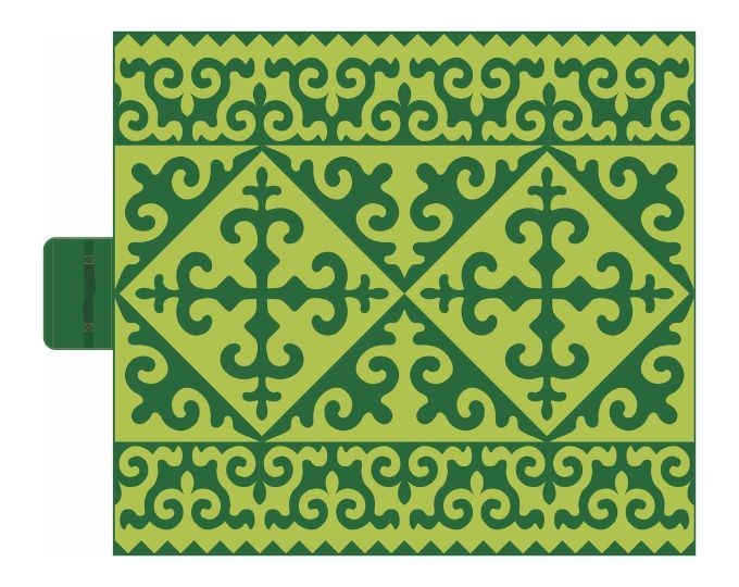 Плед с водонепроницаемым подкладом №3