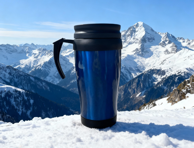 Термокружка пластиковая 400 ml №2