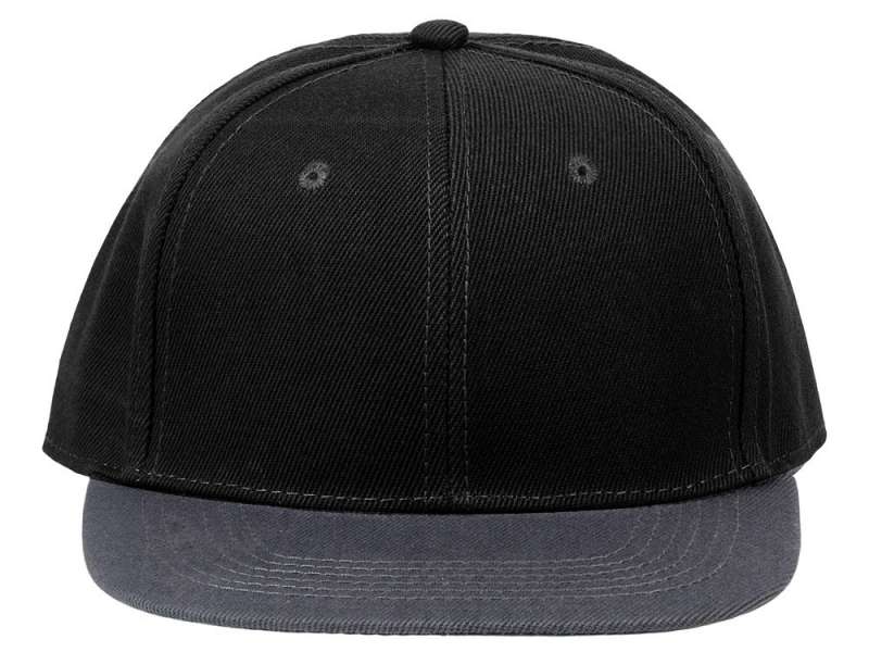 Бейсболка с прямым козырьком Los Angeles 2.0, черный/серый меланж №6