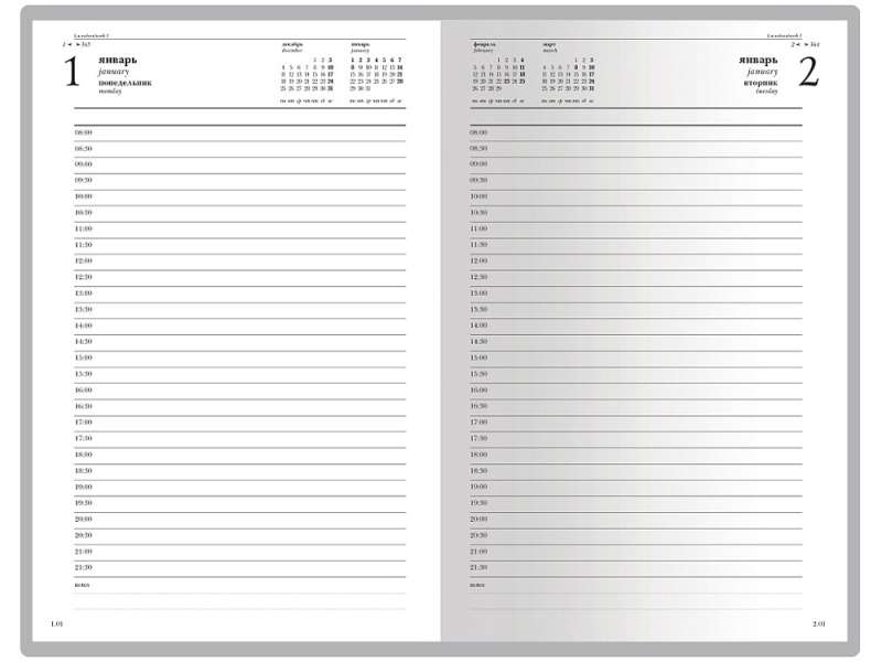 Ежедневник А5 датированный Бумвинил 2025, зеленый №2