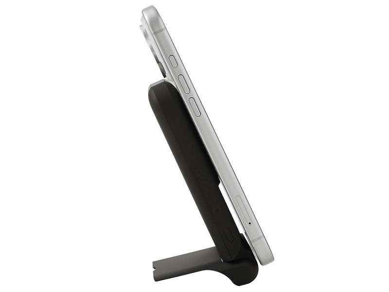 Беспроводной внешний аккумулятор с подсветкой лого и подставкой Magflash, 10000 мАч, 15 Вт, черный №4