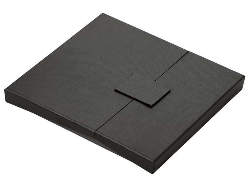 Подарочный набор Tesla с блокнотом А5, ручкой и пауэрбенком на 10 000 mAh, черный №9