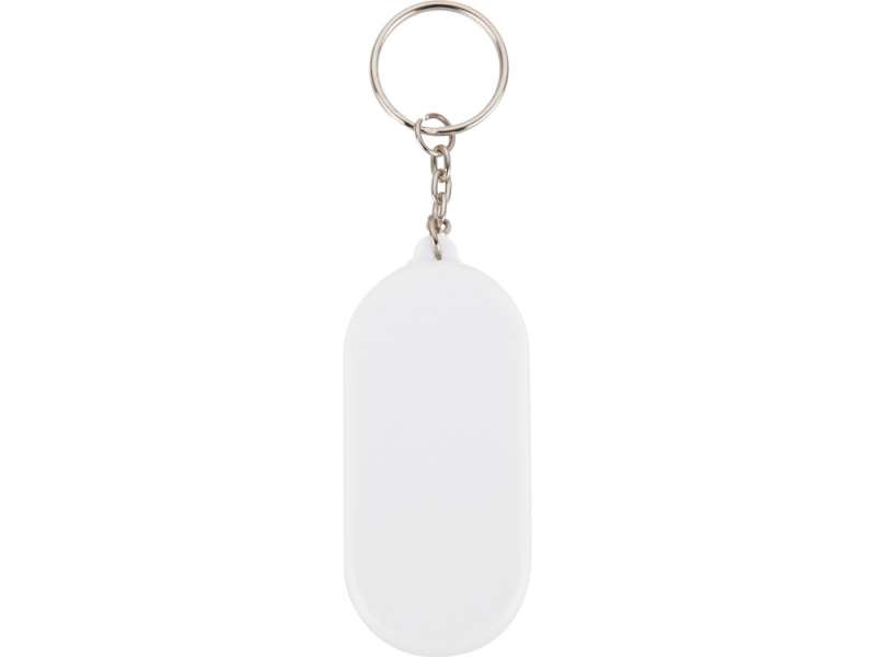 Брелок-футляр для таблеток Pill, белый/красный №4