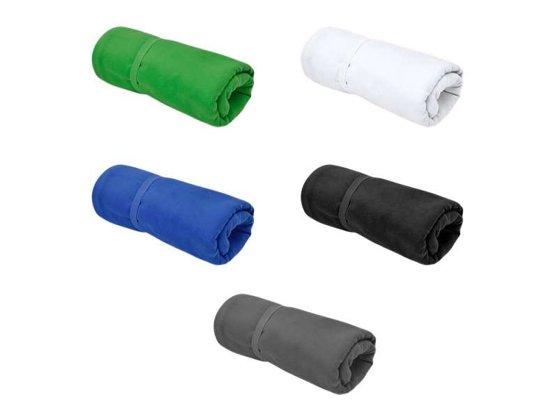 Легкое полотенце Gulpi  из микрофибры RPET с ремешком для складывания, 70*120 см, белый №2