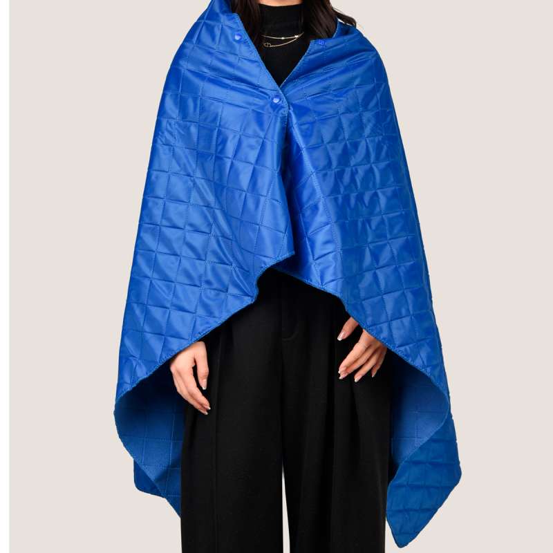 Плед PONCHO, синий №2