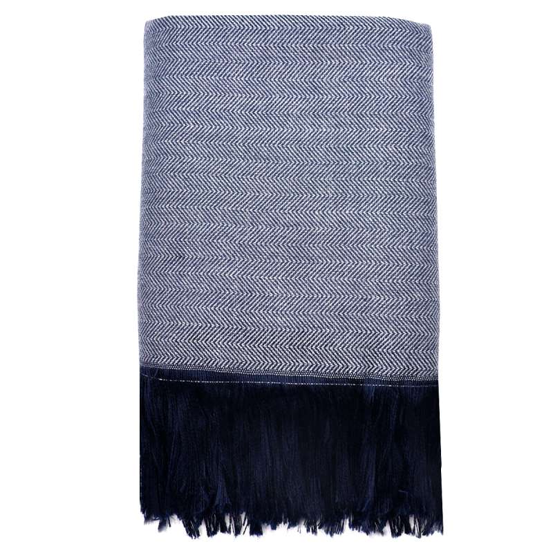 Плед полушерстяной COMFORT, серый  №2