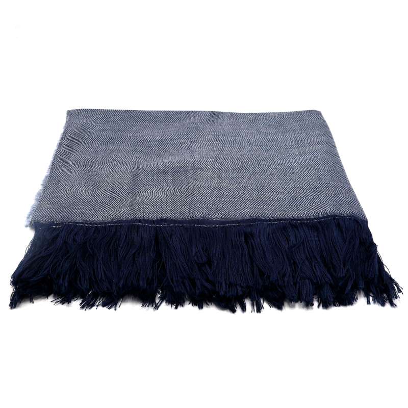 Плед полушерстяной COMFORT, серый  №3