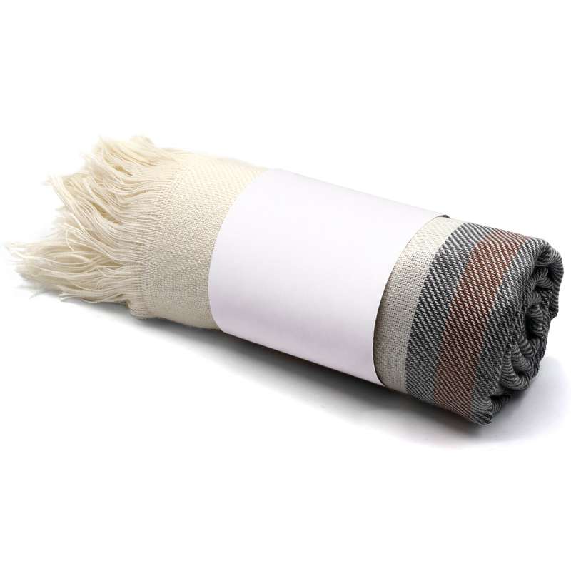 Плед полушерстяной EDITA, бежевый