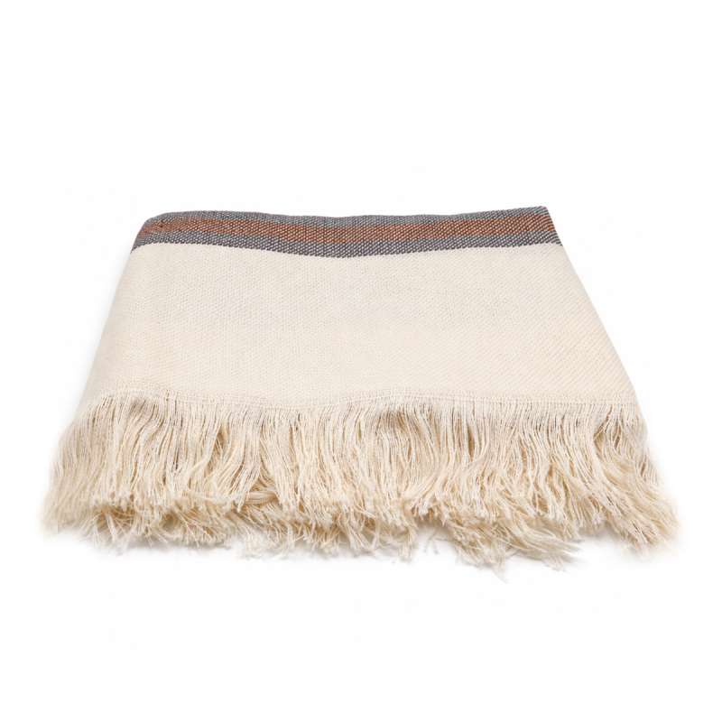 Плед полушерстяной EDITA, бежевый №3