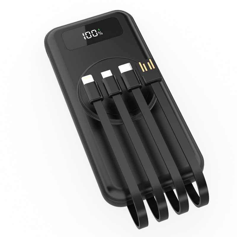 Внешний аккумулятор Authority с беспроводной зарядкой (5W), 10000 mAh, чёрный №8