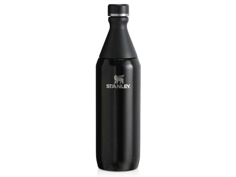 Бутылка для воды Stanley All Day Slim объемом 600 мл - черный глянцевый