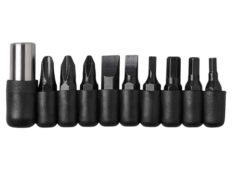 Универсальный мультитул с битами в подарочной упаковке с окном Шэйп , черный №5