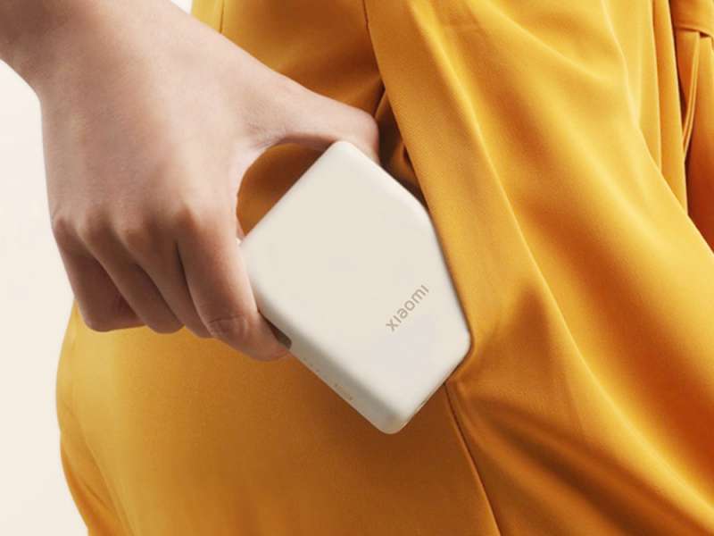 Внешний аккумулятор со встроенным кабелем Xiaomi Power Bank 10000mAh (Integrated Cable) Tan GL №6