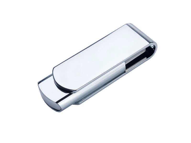 USB-флешка металлическая поворотная на 64 ГБ 3.0, глянец №2