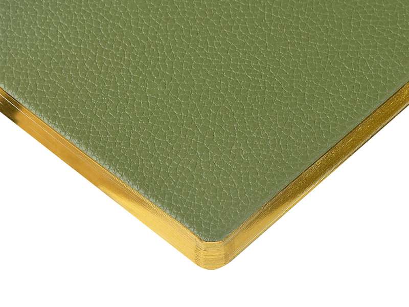 Еженедельник недатированный А6 Verde с нашивкой, зеленый №5