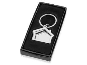 Брелок Избушка, серебристый №2