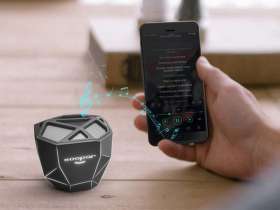 Портативная колонка Geo, 5 цветов подсветки №6