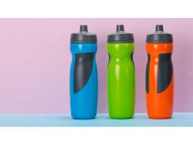 Спортивная бутылка Flex 709 мл, голубой/серый №6