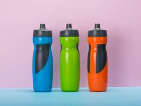 Спортивная бутылка Flex 709 мл, голубой/серый №7