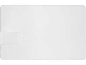Флеш-карта USB 2.0 16 Gb в виде пластиковой карты Card, белый №3
