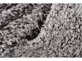 Плед флисовый Ally, бело-черный №2