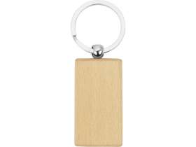 Брелок Wood RCT прямоугольный, бежевый №2