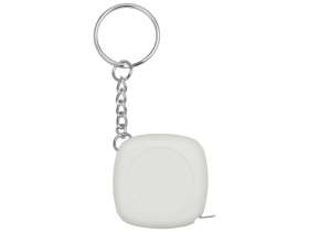 Брелок-рулетка 1м Block, белый №3