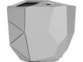 Портативная колонка Geo, серебристый + синяя подсветка №9