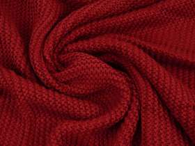 Плед акриловый Chain, бордовый №2