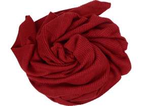 Плед акриловый Chain, бордовый №3