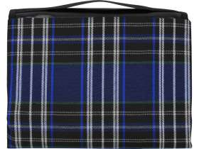 Непромокаемый плед для пикника Fabrizio, синий/черный №4