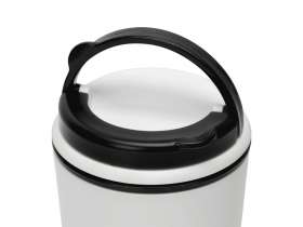 Стакан-тамблер Moment с кофейной крышкой, 350 мл, цвет белый №3