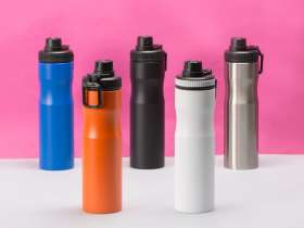 Бутылка для воды Supply Waterline, нерж сталь, 850 мл, синий №11