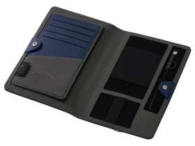 Органайзер с функцией беспроводной зарядки Manner, 5000 mah, темно-синий №10