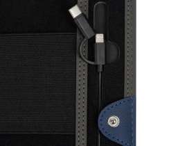 Органайзер с функцией беспроводной зарядки Manner, 5000 mah, темно-синий №7