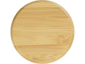 Стеклянная бутылка с бамбуковой крышкой Foggy, 600мл, красный №5