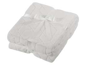 Светящийся в темноте плед Lattice белый №6