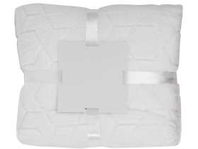 Светящийся в темноте плед Lattice белый №7