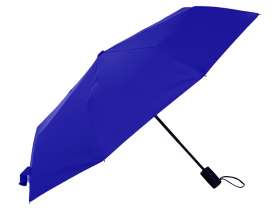 Зонт-автомат Dual с двухцветным куполом, голубой/черный №3