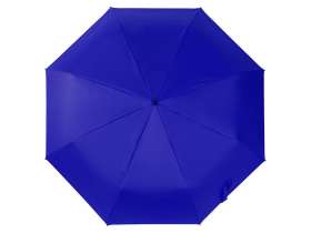 Зонт-автомат Dual с двухцветным куполом, голубой/черный №4